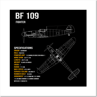 Messerschmitt Bf 109 Posters and Art